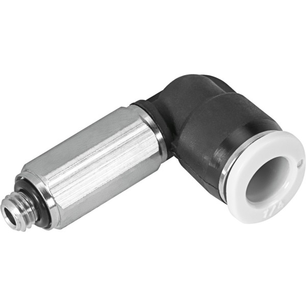 QBMLL-10-32-UNF-1/8-U L-Lang-Steckverschraubung