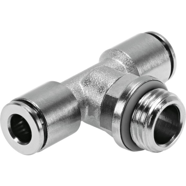 NPQH-T-G12-Q12-P10 Push-in T-fitting