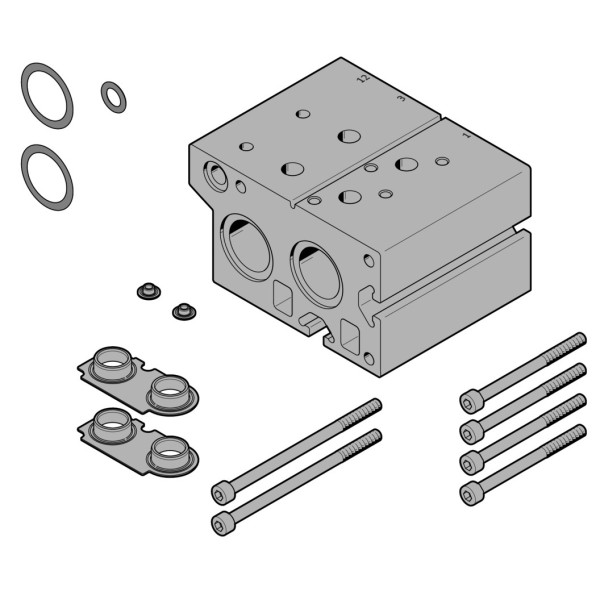 VABM-B10-30EEE-G34-2-P3 Manifold block
