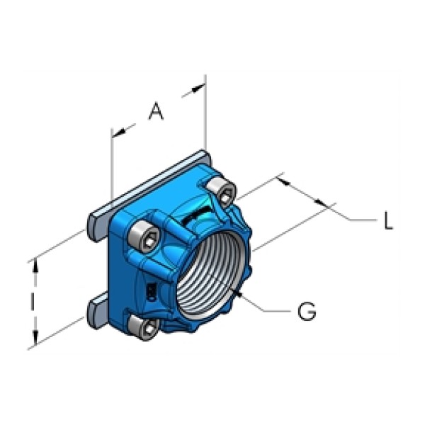 AUSGANGSPLATTE AP22 3/8 ZOLL KPL.