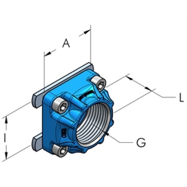 AUSGANGSPLATTE AP22 1/4 ZOLL KPL.