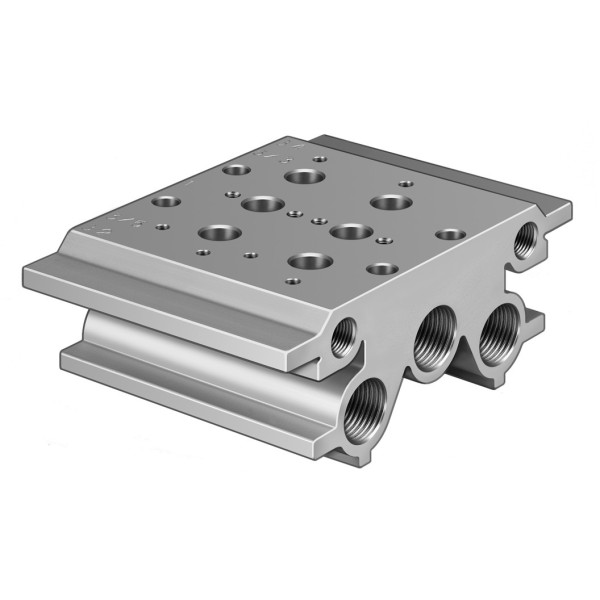 PRS-1/8-2-BB Manifold block