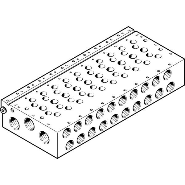 VABM-L1-18W-G38-16 Manifold rail