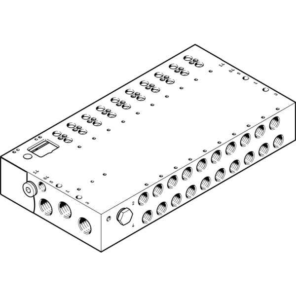 VABM-L1-18W-G38-24-M-G Manifold rail