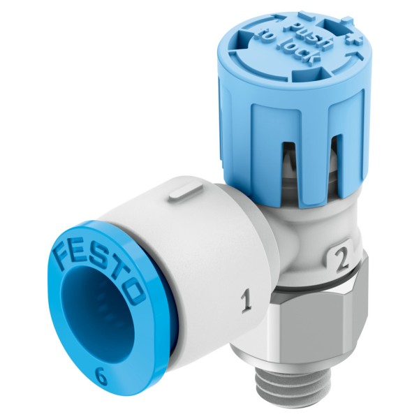 VFOE-LS-T-M5-Q6-F1A One-way flow control valve