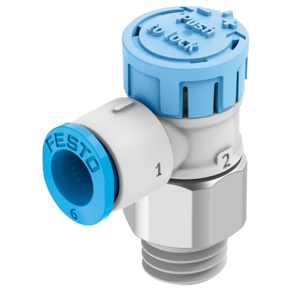 VFOE-LS-T-R18-Q6-F1A One-way flow control valve