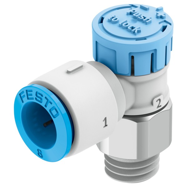 VFOE-LS-T-R18-Q8-F1A One-way flow control valve