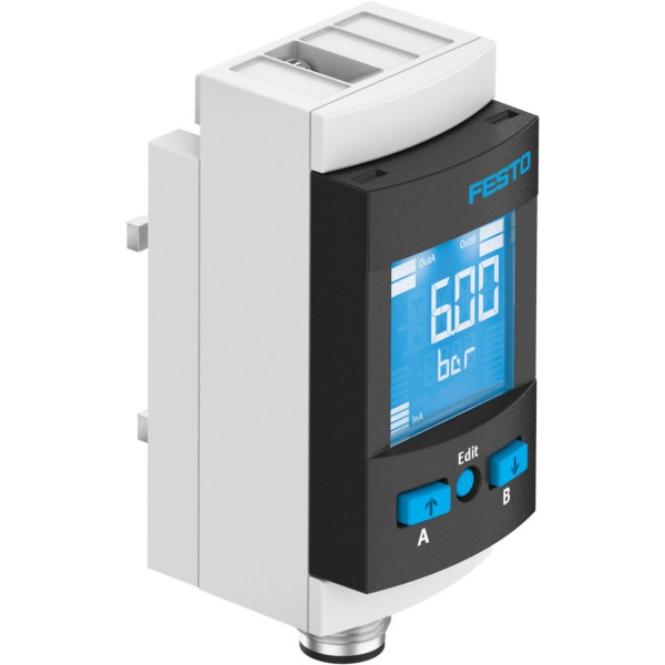 SPAU-P10R-MS4-F-L-PNLK-PNVBA-M8D Pressure sensor
