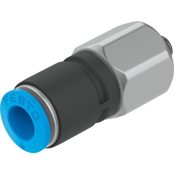 QSR-M5-6 Push-in fitting, rotatable