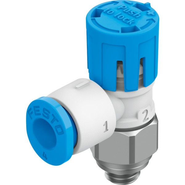 VFOE-LE-T-M5-Q4-P50 One-way flow control valve