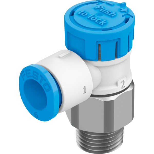 VFOE-LE-T-R18-Q6 One-way flow control valve