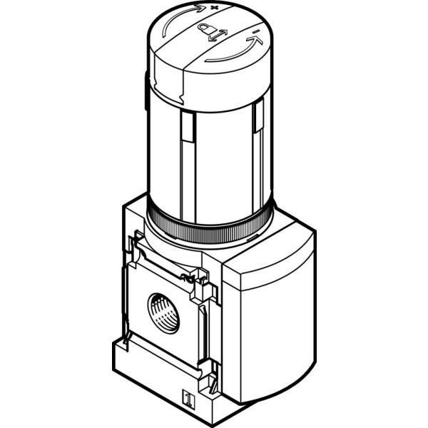 MS4-LRB-1/4-D6-VS-AS-Z Pressure regulator