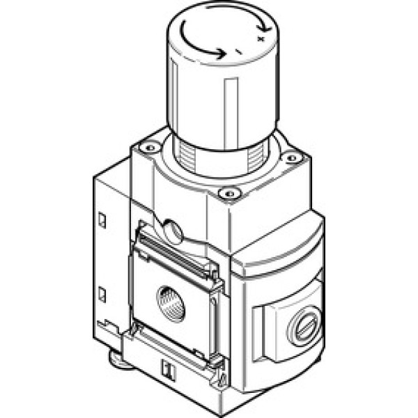 MS6-LRPB-1/2-D5-A8 Präzisions-Druckregelventil