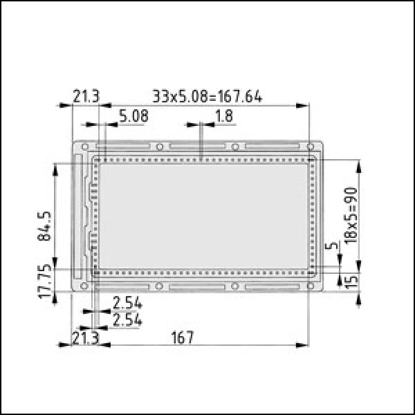Electronic-Box Lid 8 200x120, plain