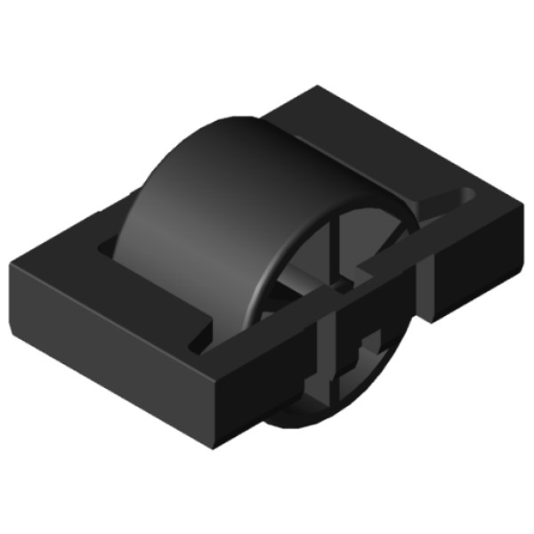 Castor Insert D30 ESD, black similar to RAL 9005