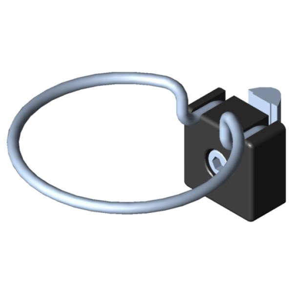 Köcherhalter D70, schwarz ähnlich RAL 9005