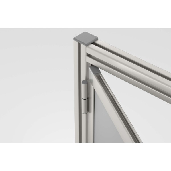 Scharnier 8 Al für Klemmprofil 8 32x18