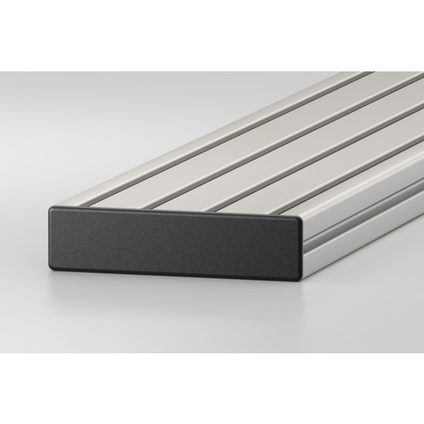 Abdeckkappe 12 240x60, schwarz