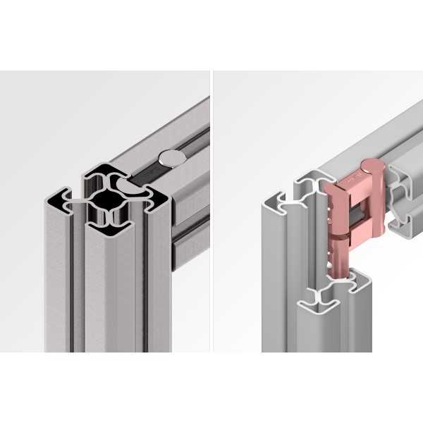 Universal-Verbindungssatz Profil St 8 40, rostfrei