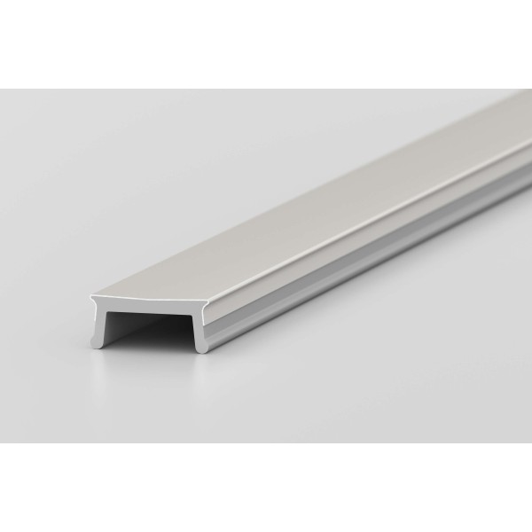 Cover Profile 8 K/Al, white aluminium, similar to RAL 9006