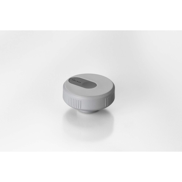Knurled Hand Knob Pi, female, D54 M8 PA, grey