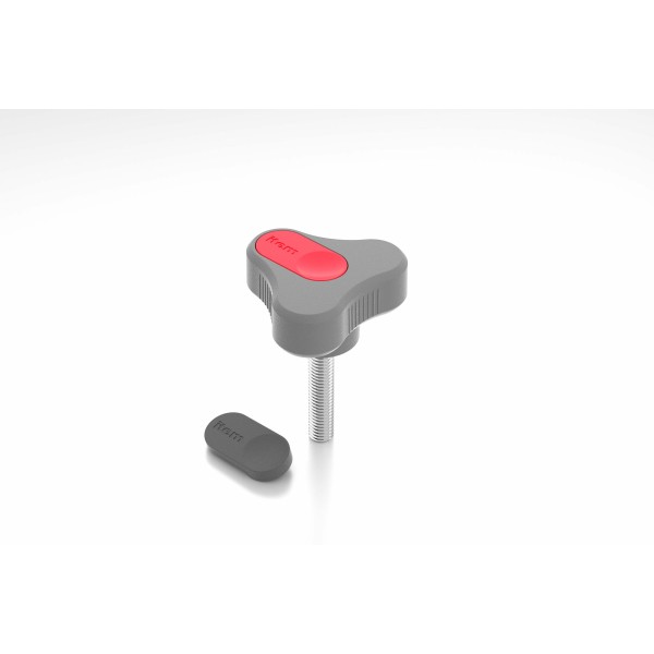 Dreisternschraube Pi D54 M8x40 PA, grau