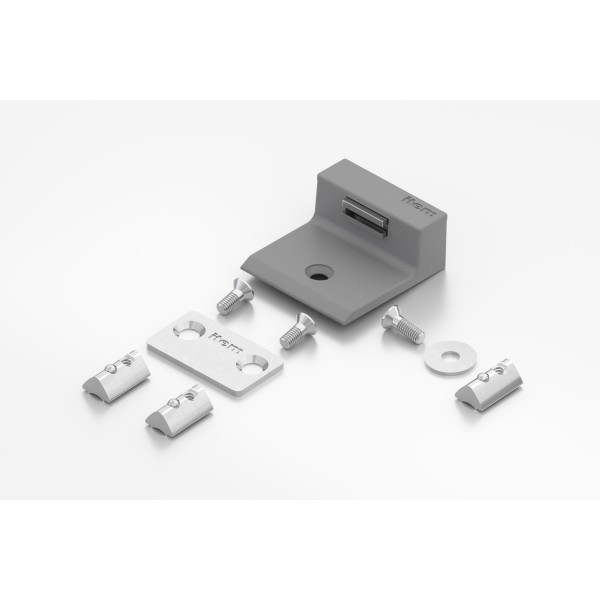 Magnetic Door Stop 6, grey similar to RAL 7042