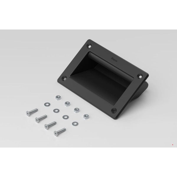 Griffmulde Pi 2-10mm PA ESD, schwarz