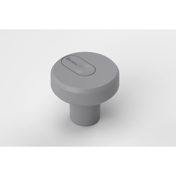 Griffknopf Pi D32 M6 PA, grau ähnlich RAL 7042