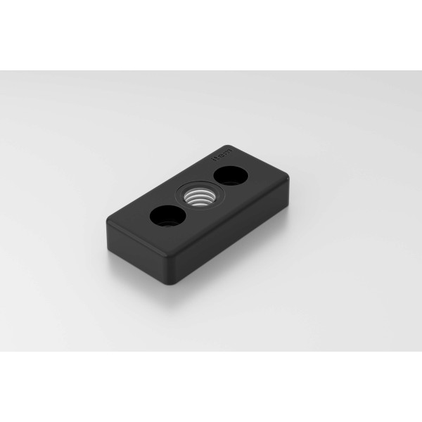 Base Plate 8 80x40, M16, black