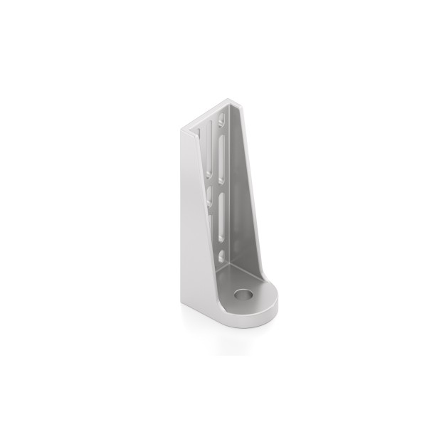 L-Based Foot 8-12 240x100, white aluminium, similar to RAL 9006