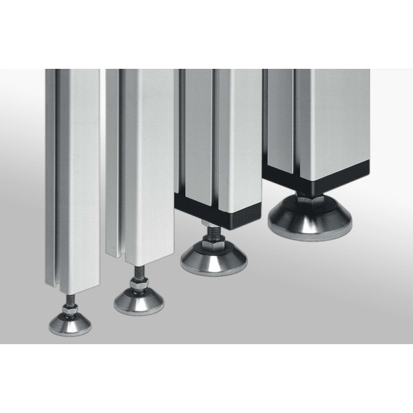 Knuckle Foot D30, M6x45, stainless