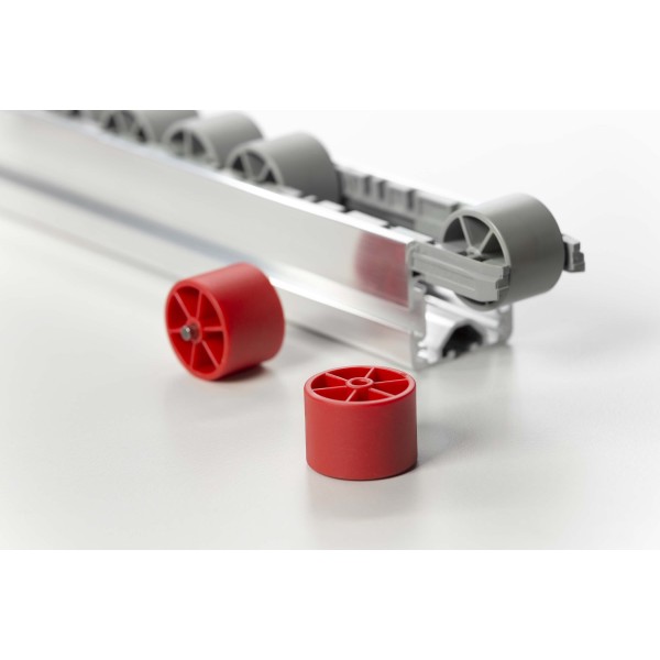 Castor D30-23, signal red similar to RAL 3001