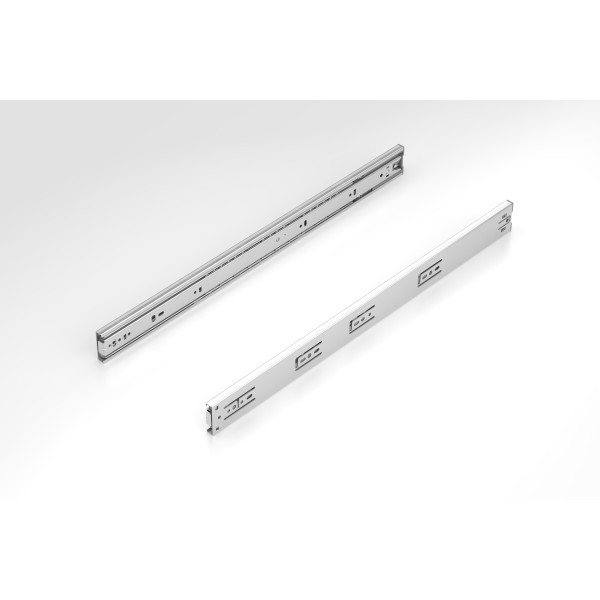 Teleskopschiene 12,7x45,7 L550 mit Soft Close, Vollauszug, verzinkt