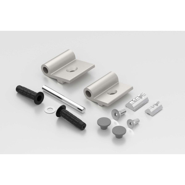 Hinge 6/8 Al PP0, light duty