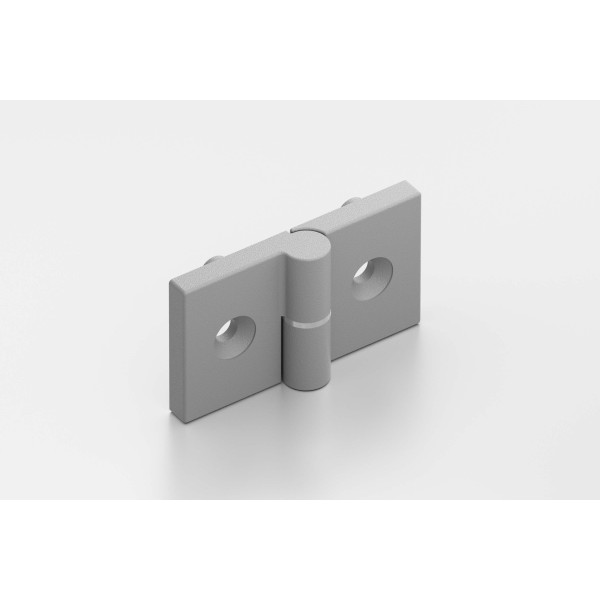 Scharnier X 8 PA, rechts, grau ähnlich RAL 7042