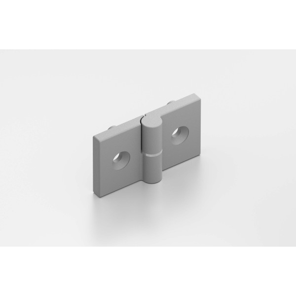 Scharnier X 8 PA, links, grau ähnlich RAL 7042