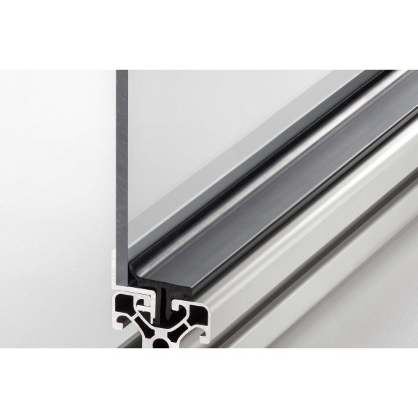 Scheibeneinfassleiste 8 4-6mm ESD, schwarz