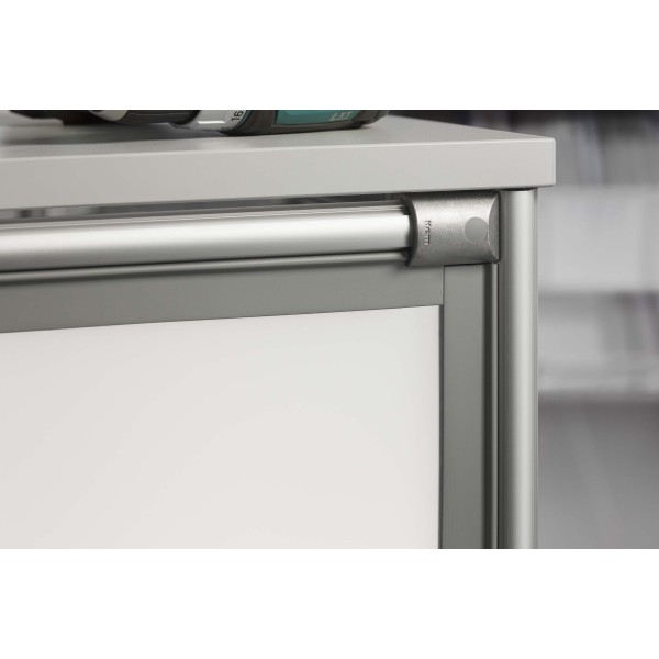 Panel-Fixing Profile D30 3-5mm, grey similar to RAL 7042