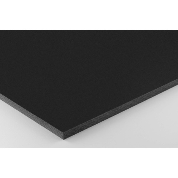 Plastic 10mm, black, similar to RAL 9017