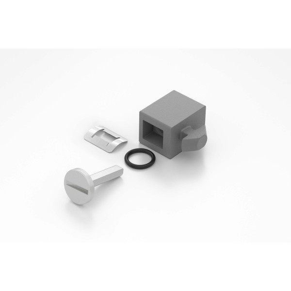 Quick Multiblock 8 with Slotted Pin Zn, grey
