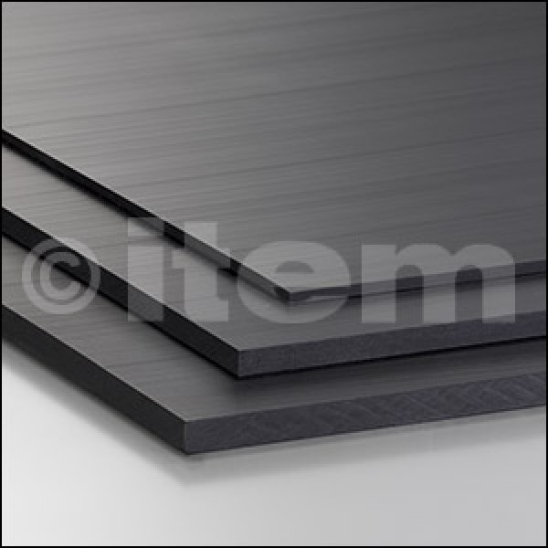 Polyethylen UHMW 10mm, schwarz ähnlich RAL 9005