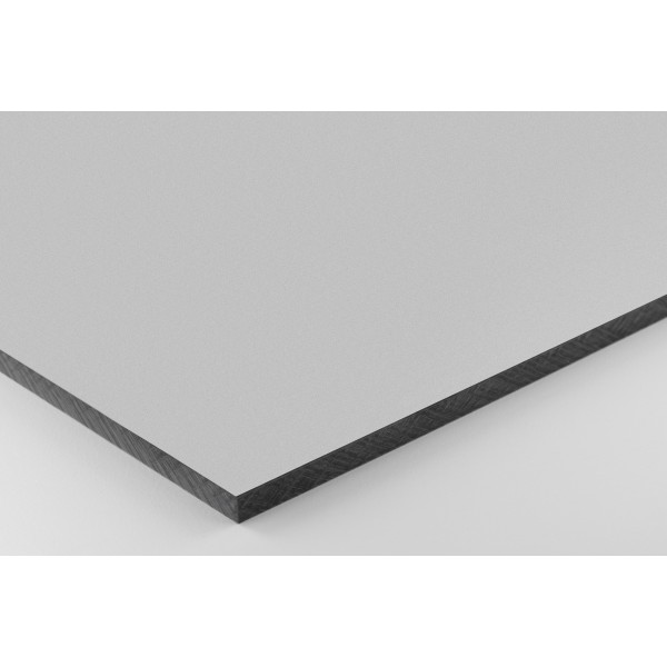 Vollkunststoff 6mm ESD, grau ähnlich RAL 7035