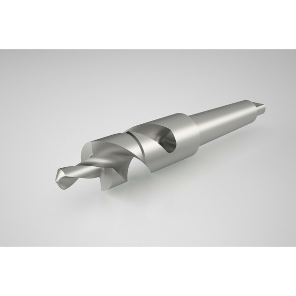 Step Drill with tapered countersink, Universal Connection 12