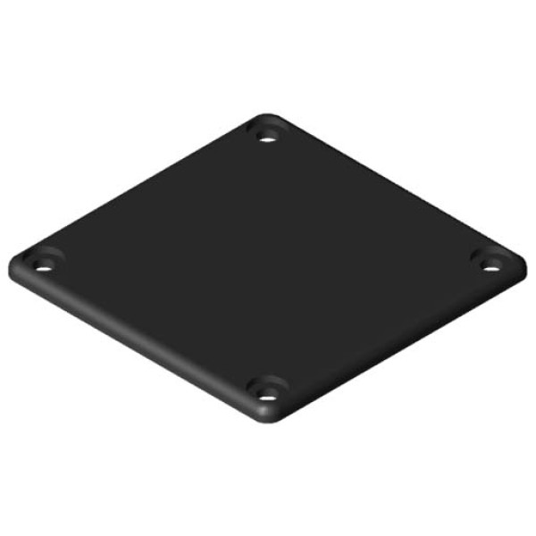 Conduit Cap 80x80, black