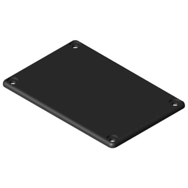Conduit Cap 120x80, black