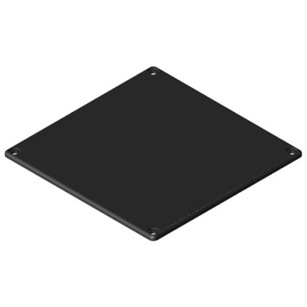 Conduit Cap 160x160, black