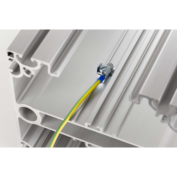 Earth Connection, Installation Column Profile, bright zinc-plated