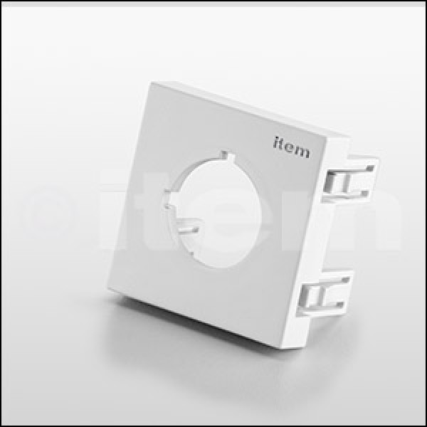 Adapter M45 für Befehls- und Meldegeräte 22mm, weiß ähnlich RAL 9010