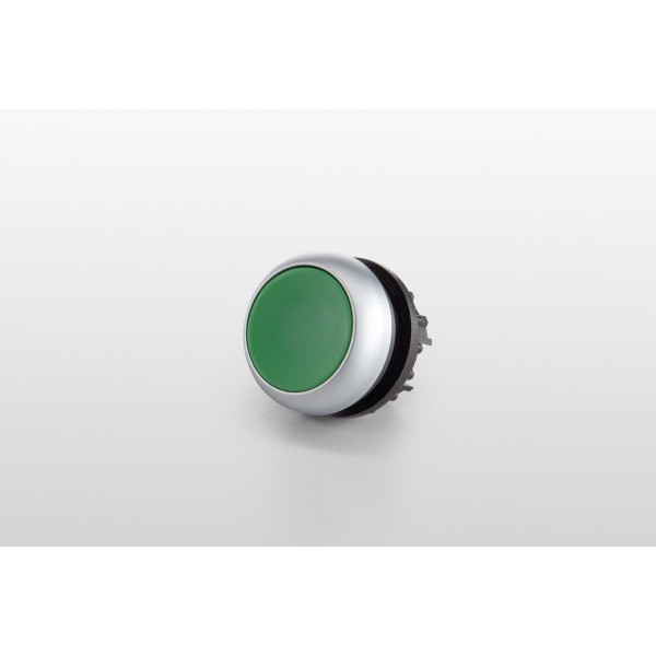 Pushbutton, 22mm, green